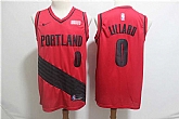 Blazers 0 Damian Lillard Red City Edition Nike Swingman Jersey,baseball caps,new era cap wholesale,wholesale hats